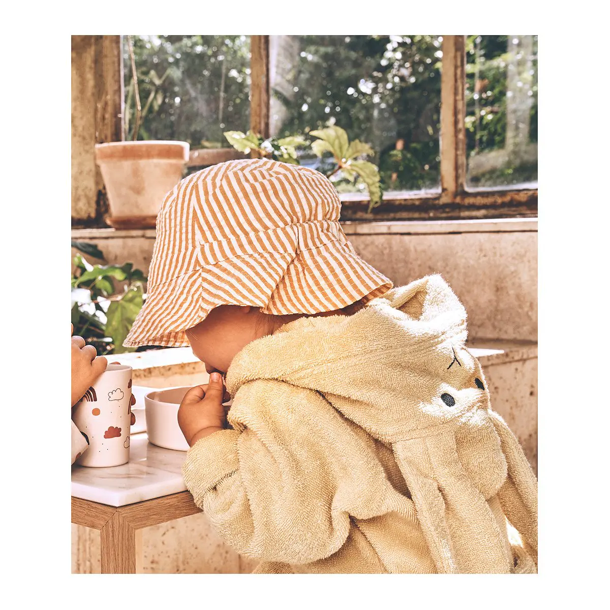 Liewood Lily Bathrobe Rabbit Apple Blossom - Image 4