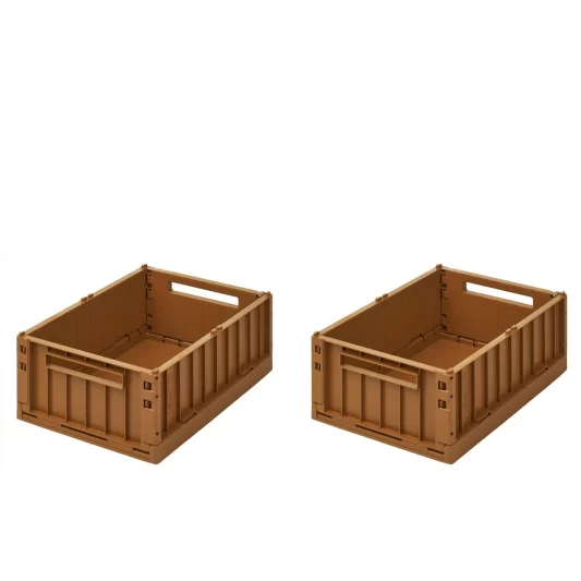Liewood Weston Storage Golden Caramel Medium 2PK