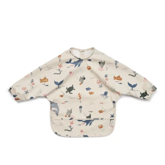 Liewood Merle Cape Bib Sea Creature Sandy Mix