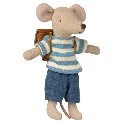 Maileg Tricycle Mouse Big Brother - Brown