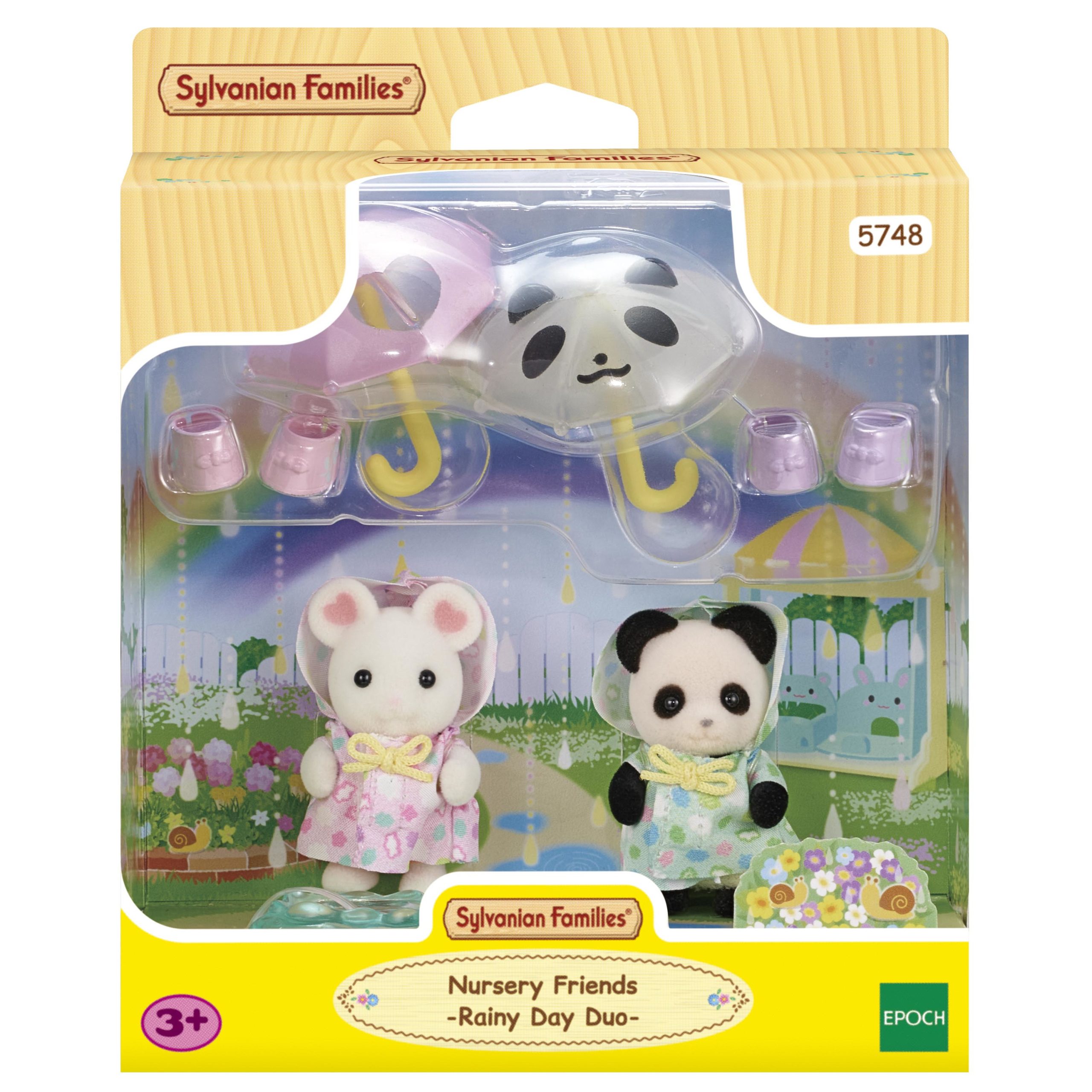 Sylvanian Families Nursery Friends – Rainy Day Duo