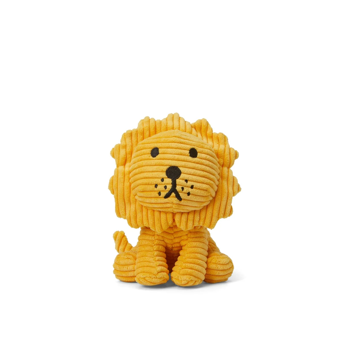 Miffy Plush Doll Lion ECO Corduroy Yellow 17cm