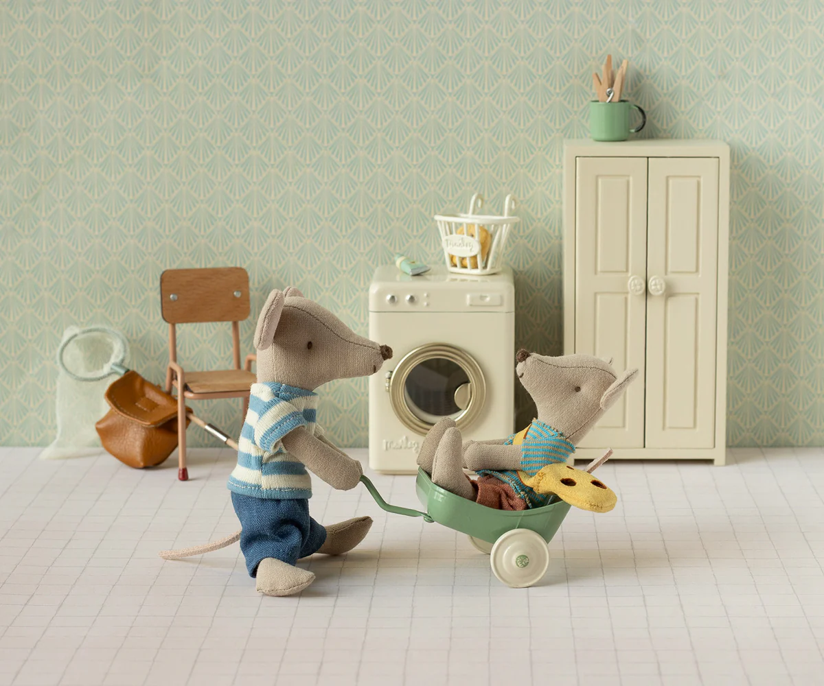 Maileg Mouse Little Brother with Bag - Image 4