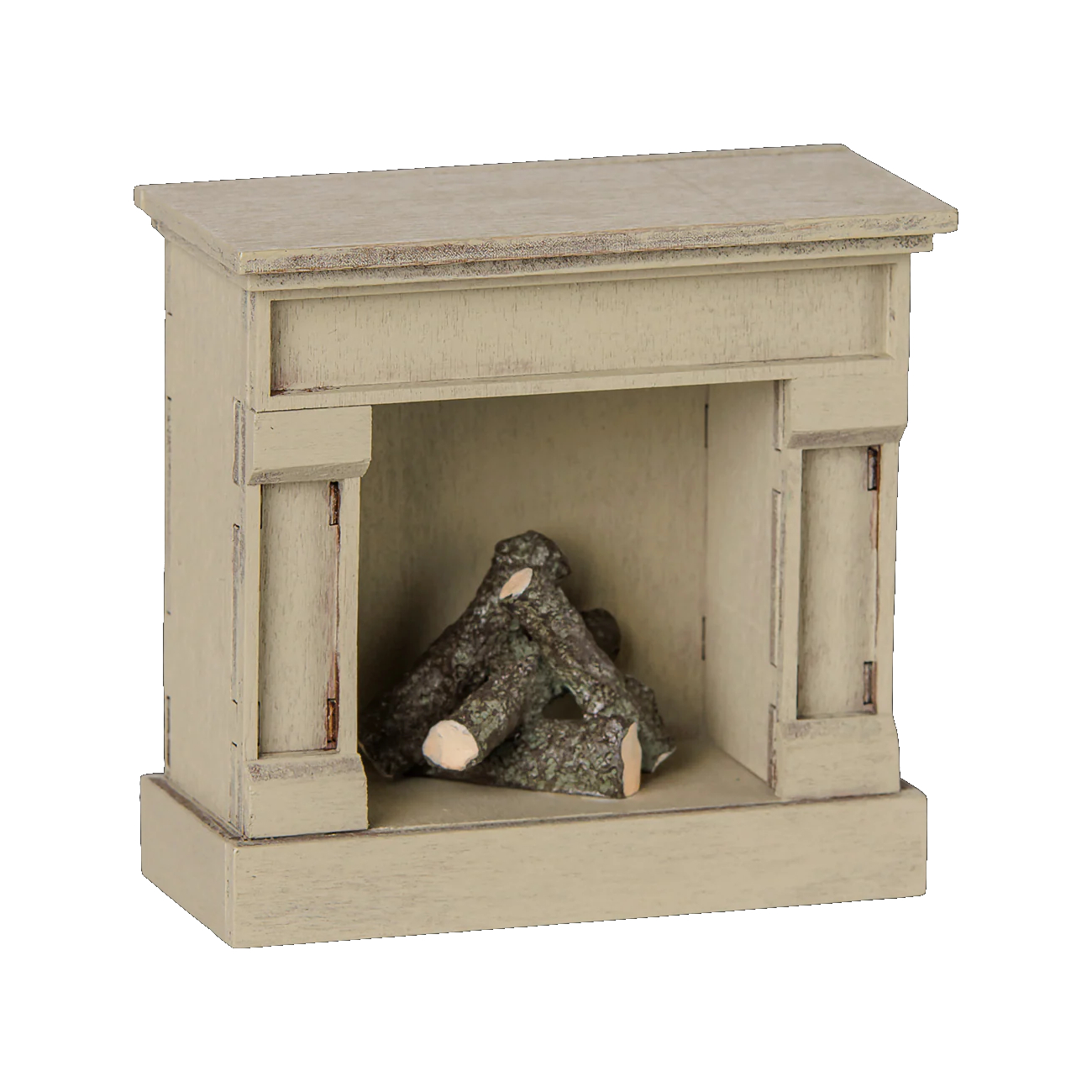 Maileg Mouse Fireplace Off White