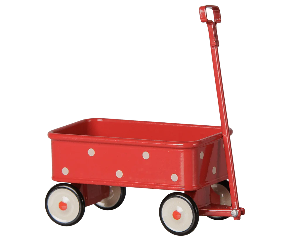 Maileg Mouse Wagon Red - Image 2