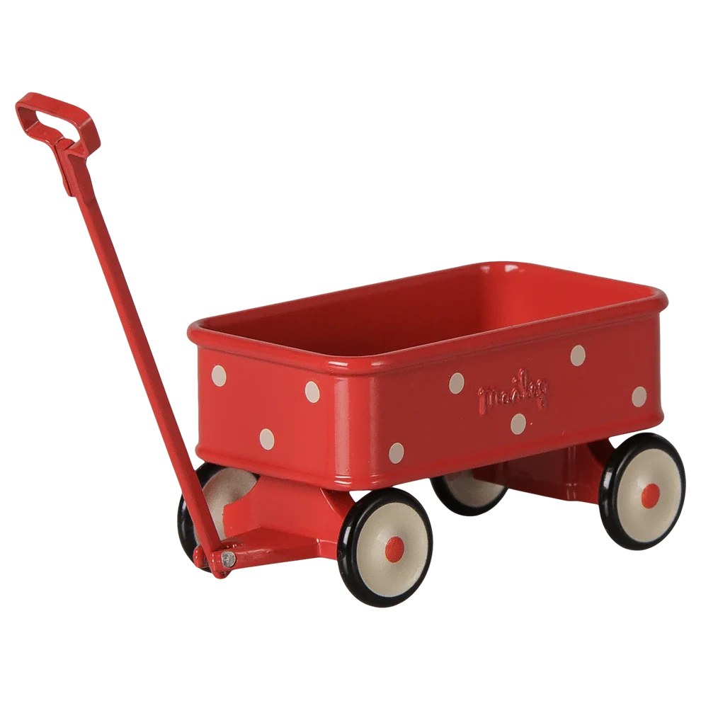 Maileg Mouse Wagon Red