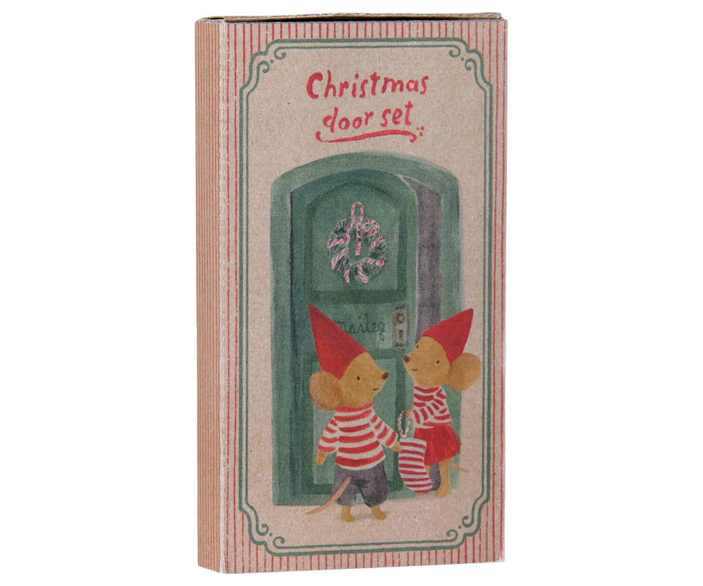 Maileg Christmas Mouse Door Set - Image 3