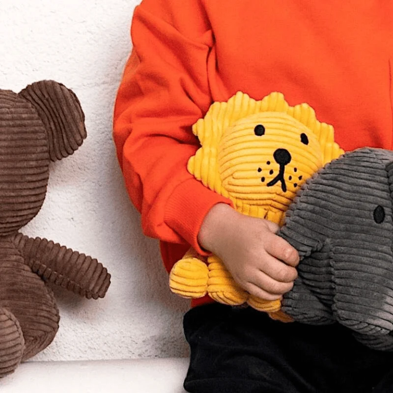 Miffy Plush Doll Lion ECO Corduroy Yellow 17cm - Image 5