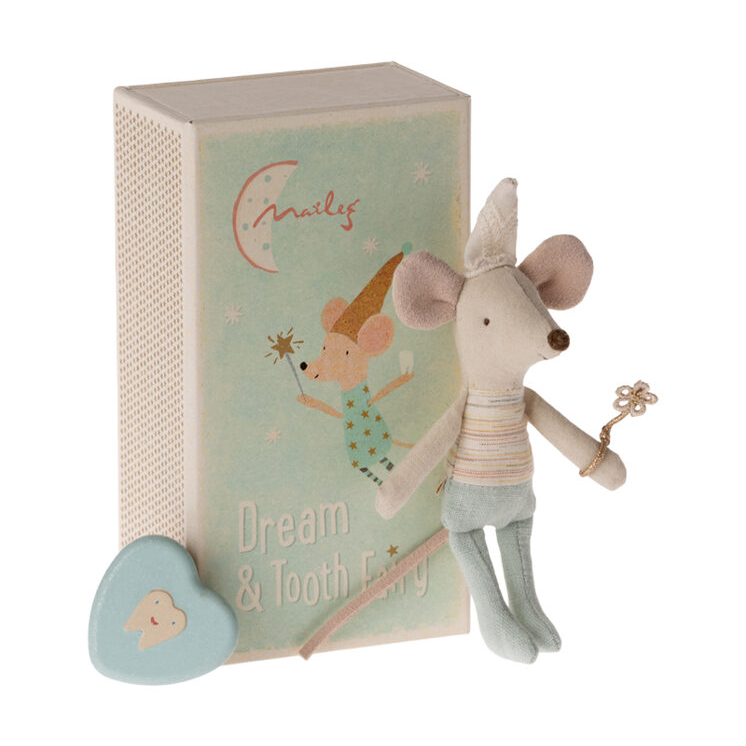 Maileg Mouse in Matchbox Tooth Fairy Little Brother - Image 3