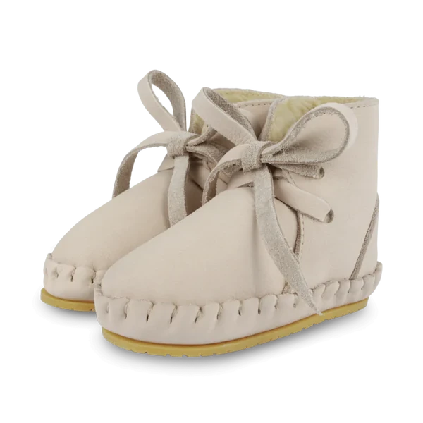 Donsje Pina Booties Lining Nubuck Powder