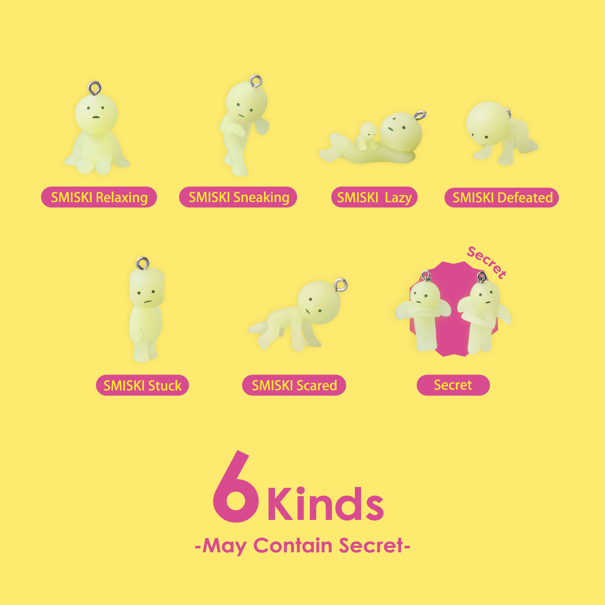 Smiski Capsule Strap Accessory Figure Series 4 (PRE-ORDER) - Image 3